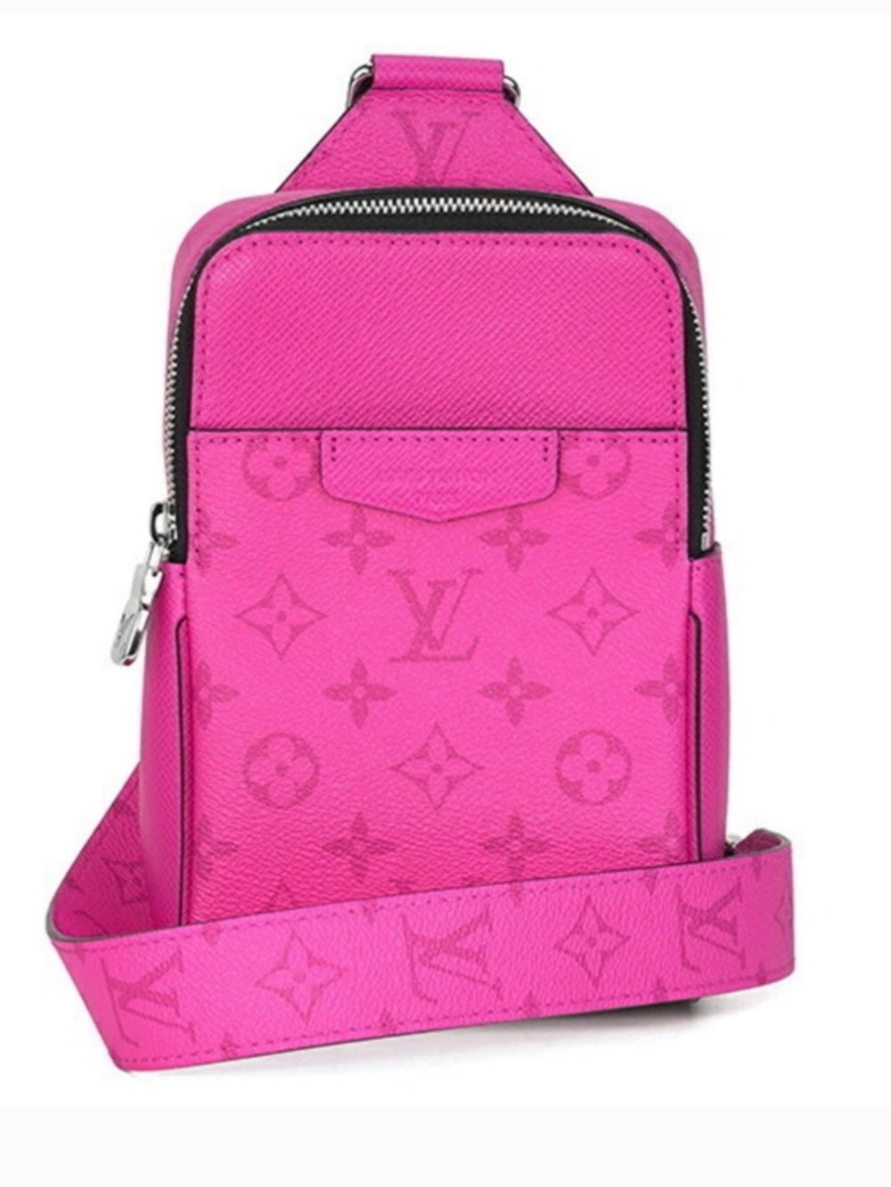 Pink Louis Vuitton sling bag